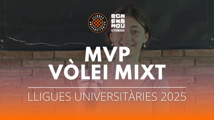 Cecilia Casadio, escollida MVP de la Lliga Universitària de Vòlei Mixt 2025